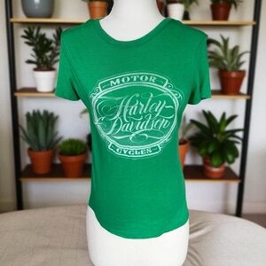 Harley-Davidson Santa Fe, New Mexico Green Tee NWOT